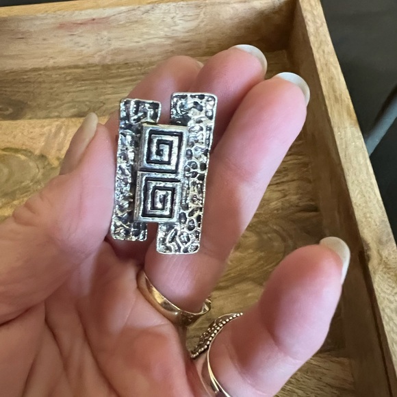 Geometric Adjustable Ring - Picture 1 of 2